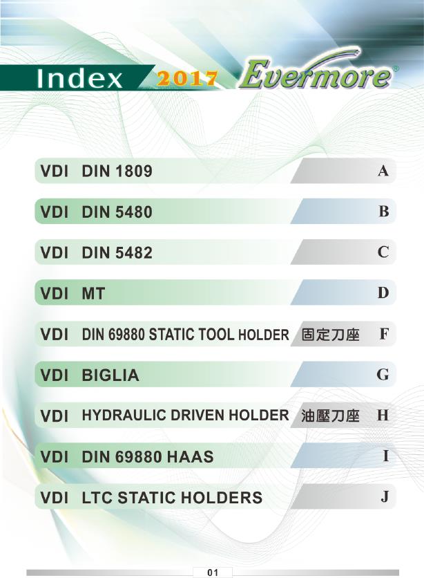 2017 VDI Tool Holder Catalog